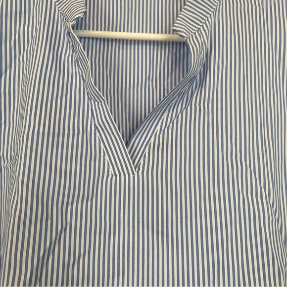 Lishly Women’s Blue and White Striped Tank Top Size XL - Picture 2 of 6